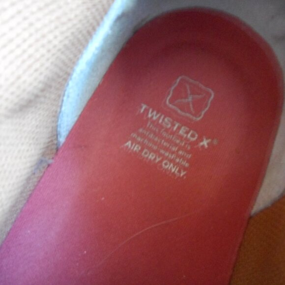Work Boots Twisted X Size 9 M - Picture 4 of 7